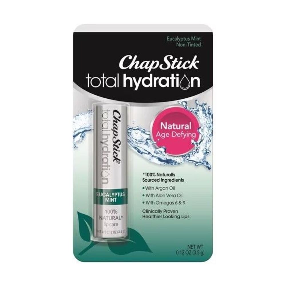 Chapstick Total Hydration 3-In-1  EUCALYPTUS MINT Non-Tinted Discontinued